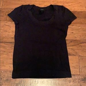 Ann Taylor black fitted tee